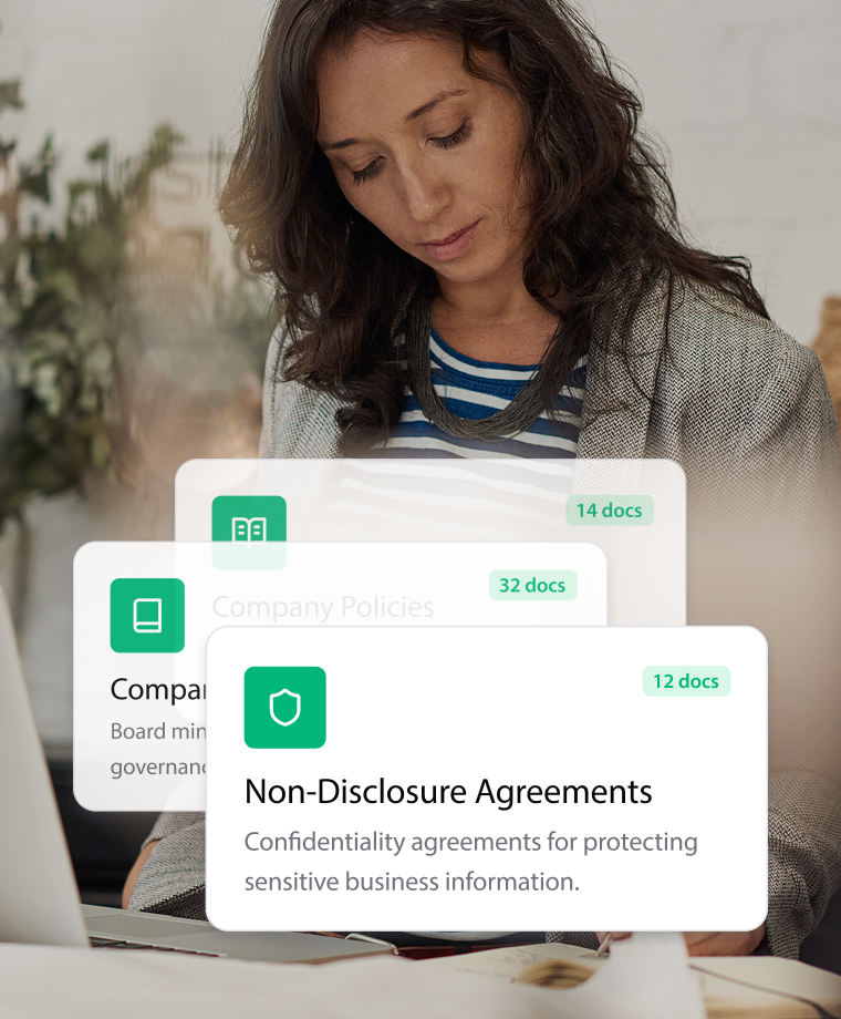 Start browsing over 300 documents
in the Business Document Template Library.